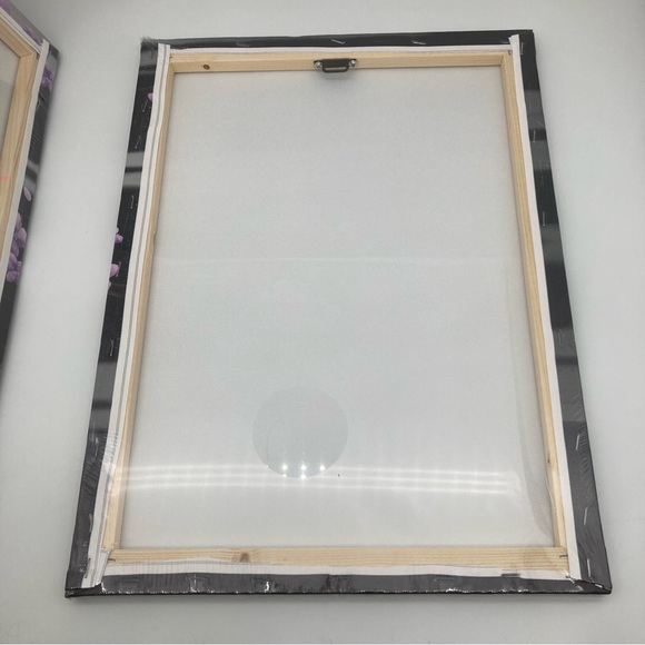 Homeo 3 piece canvas full moon with purple flowered tree 12”x 16” each - Picture 6 of 6